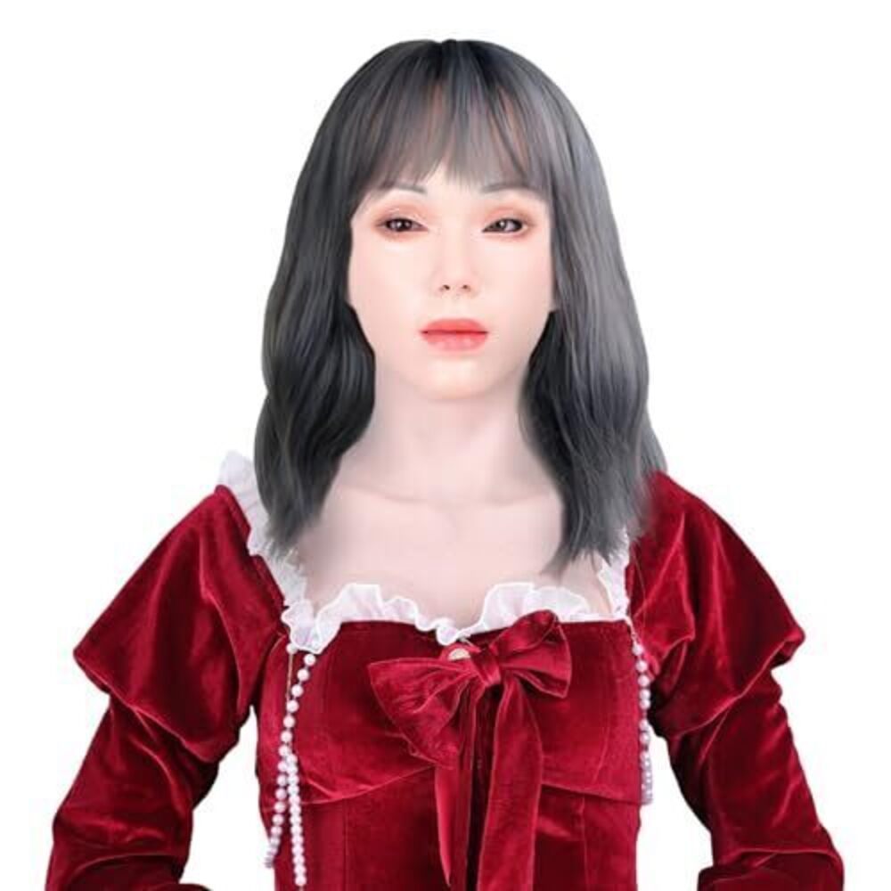 4369 Silicone Mask Realistic Hand-made Silicone Head Mask Halloween Beauty